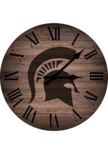 Michigan State Spartans Rustic 16in Wall Clock