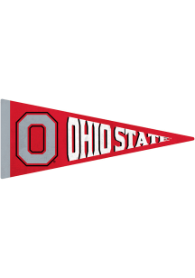 Imperial Ohio State Buckeyes 30in Wood Pennant Sign