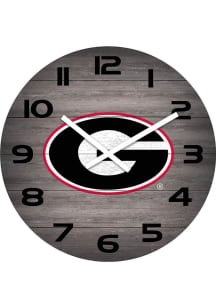 Georgia Bulldogs Weathered 16in Wall Clock