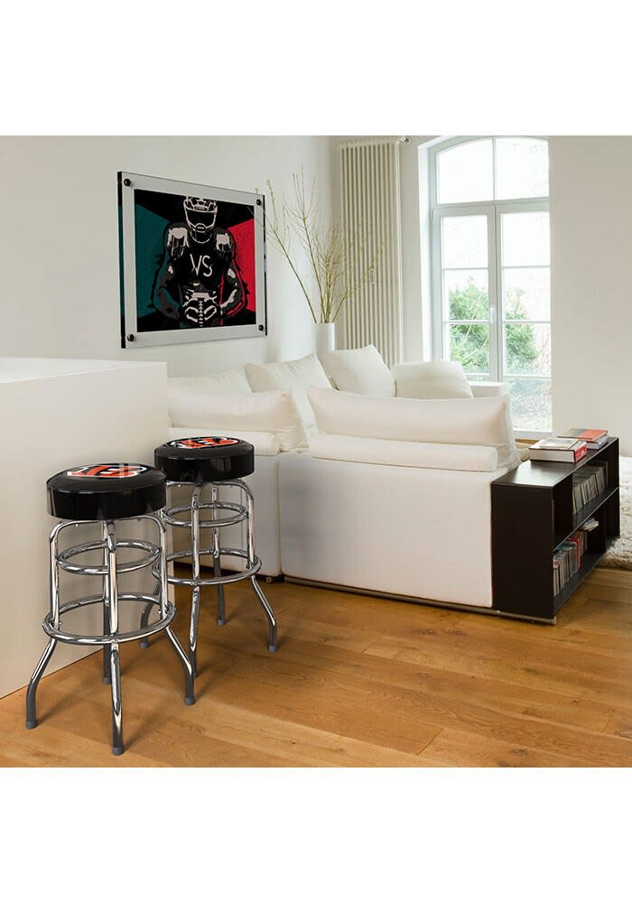 Cincinnati Bengals Chrome Pub Stool