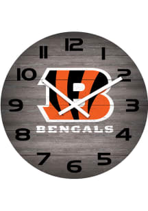 Cincinnati Bengals Weathered 16in Wall Clock