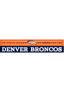Imperial Denver Broncos 27in We Wood Sign
