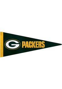 Imperial Green Bay Packers 30in Wood Pennant Sign