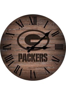 Green Bay Packers Rustic 16in Wall Clock