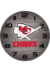 Kansas City Chiefs Weathered 16in Wall Clock