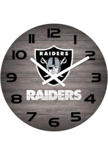 Las Vegas Raiders Weathered 16in Wall Clock
