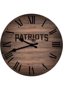 New England Patriots Rustic 16in Wall Clock