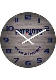 New England Patriots Weathered 16in Wall Clock