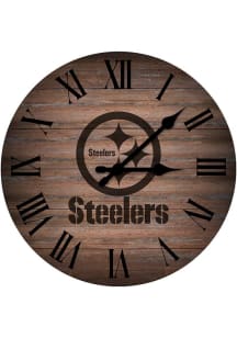 Pittsburgh Steelers Rustic 16in Wall Clock