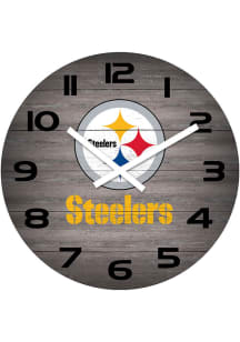 Pittsburgh Steelers Weathered 16in Wall Clock