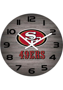 San Francisco 49ers Weathered 16in Wall Clock