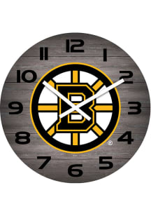 Boston Bruins Weathered 16in Wall Clock