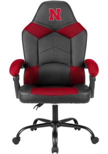 Black Nebraska Cornhuskers Oversized Gaming Chair