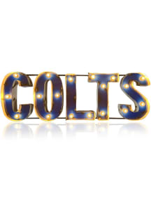 Indianapolis Colts Recycled Metal Wordmark Marquee Sign