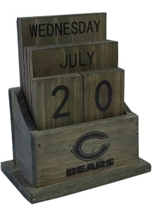 Chicago Bears Wood Block Desk and Office Desk Calendar