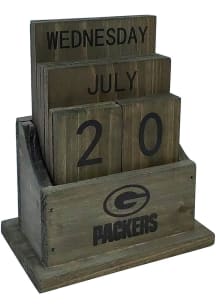 Green Bay Packers Wood Block Desk and Office Desk Calendar