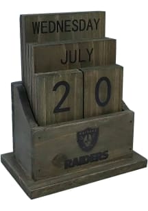 Las Vegas Raiders Wood Block Desk and Office Desk Calendar