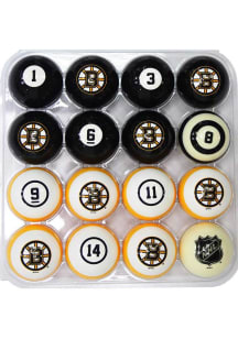 Boston Bruins Logo Billiard Balls
