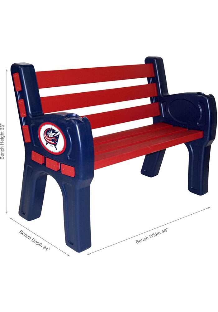 Columbus Blue Jackets Outdoor Bench