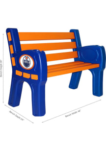 Edmonton Oilers Outdoor Bench