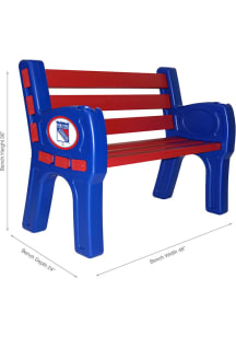 New York Rangers Outdoor Bench