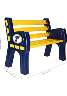 St Louis Blues Outdoor Bench