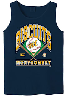 Summit Sportswear Montgomery Biscuits Blue Homefield Short Sleeve T Shirt