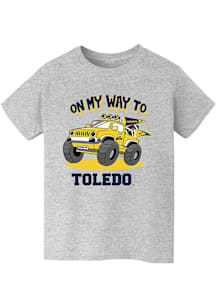 Vive La Fete Toledo Rockets Youth Grey On My Way Short Sleeve T-Shirt