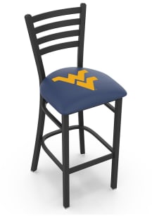 West Virginia Mountaineers Stationary Pub Stool - Black