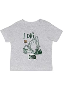 Vive La Fete Ohio Bobcats Infant Excavator Short Sleeve T-Shirt Grey