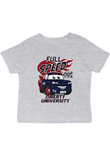 Vive La Fete Liberty Flames Infant Full Speed Short Sleeve T-Shirt Grey