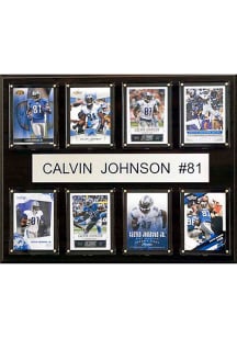 Calvin Johnson Detroit Lions 12x15 8 Card Player Plaque