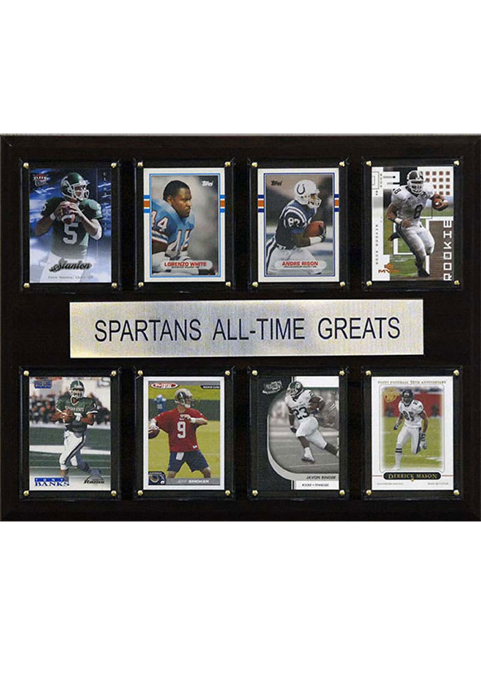 Michigan State Spartans 12x15 All-Time Greats Player Plaque