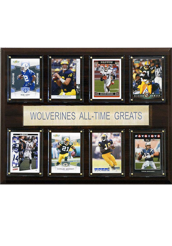 Michigan Wolverines 12x15 All-Time Greats Player Plaque