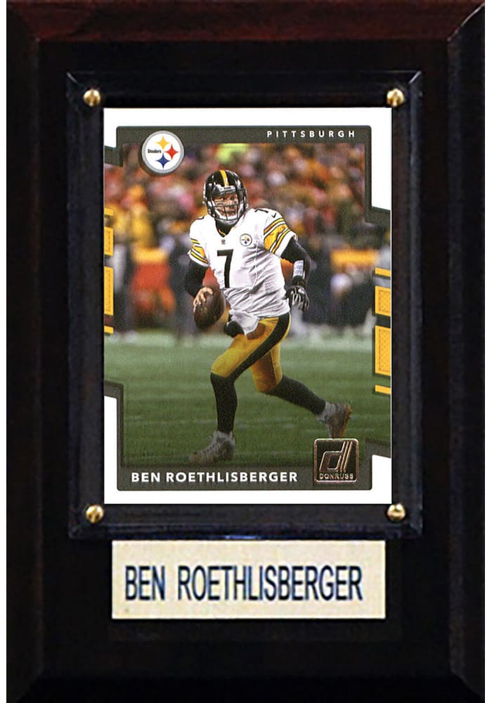Ben Roethlisberger Pittsburgh Steelers 4x6 Player Plaque