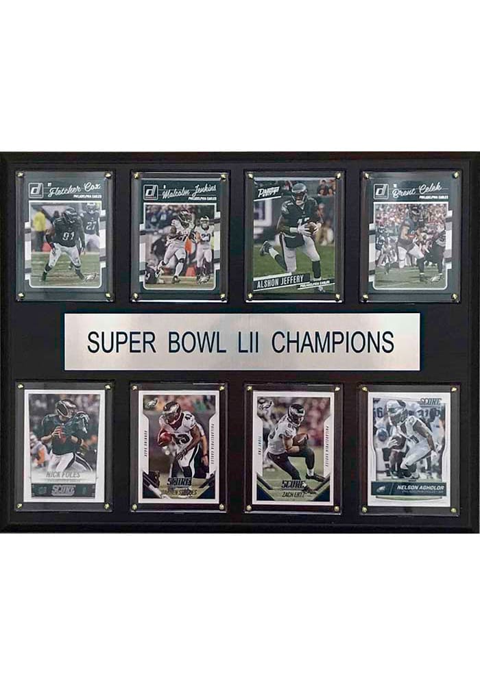 Philadelphia Eagles Super Bowl 52 Champions 12x15 inch Plaque