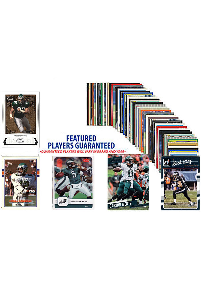 Philadelphia Eagles 50 Pack Collectible Football Cards