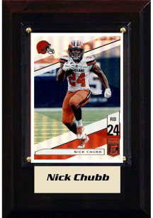 Nick Chubb Cleveland Browns Nick Chub 4x6 Player Plaque