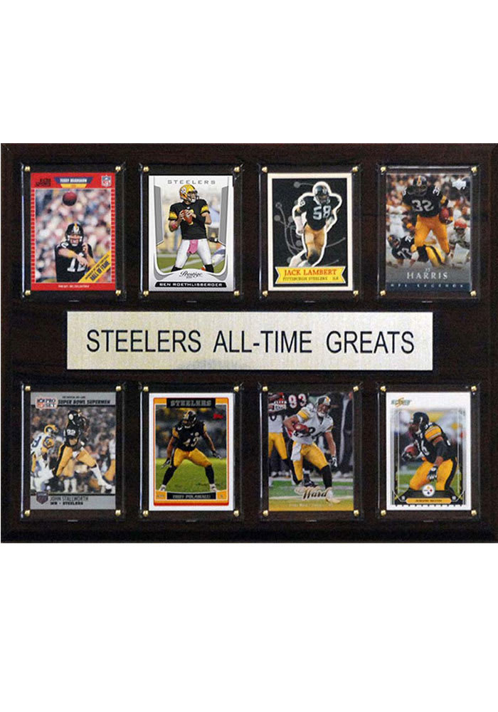 Pittsburgh Steelers 12x15 All-Time Greats Player Plaque