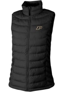 Womens Purdue Boilermakers Black Columbia Powder Lite Vest