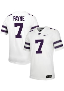 VJ Payne Nike Mens White K-State Wildcats NIL Game Football Jersey