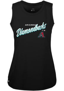 Levelwear Arizona Diamondbacks Womens Black Macy Prospect Tank Top