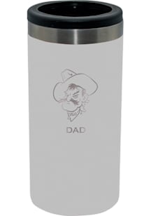 Oklahoma State Cowboys Dad 12oz Slim Stainless Steel Coolie