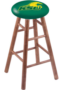Kentucky State University Round Cushion Maple Pub Stool - Brown