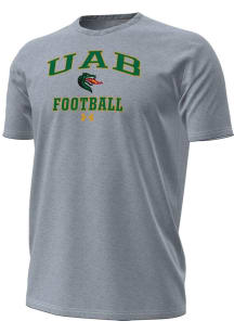 Under Armour UAB Blazers Grey Football Performance Short Sleeve T Shirt