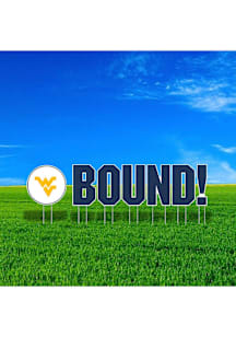West Virginia Mountaineers Large Bound Yard Sign - Navy Blue