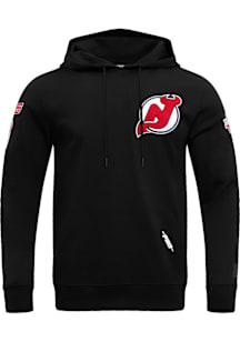 Pro Standard New Jersey Devils Mens Black Classic Chenille Fashion Hood