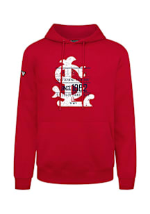 Levelwear St Louis Cardinals Mens Red Podium Cooperstown Acumen Long Sleeve Hoodie