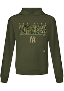 Levelwear New York Yankees Mens Olive Relay Protect Hood