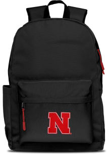 Mojo Nebraska Cornhuskers Black Campus Laptop Backpack